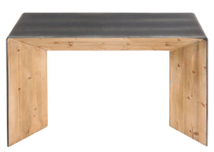 Konsolentisch Telefontisch Beistelltisch Industrial Massivholz 80x120x40cm natur