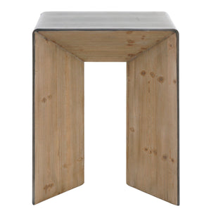 Konsolentisch Telefontisch Beistelltisch Industrial Massivholz 80x60x40cm natur