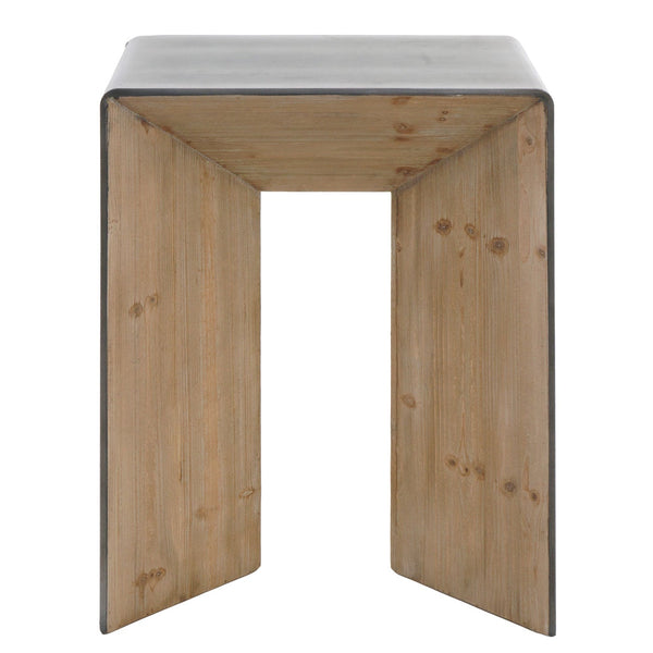 Konsolentisch Telefontisch Beistelltisch Industrial Massivholz 80x60x40cm natur