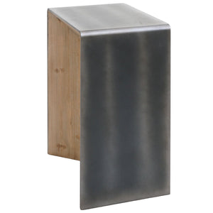 Konsolentisch Telefontisch Beistelltisch Industrial Massivholz 80x60x40cm natur