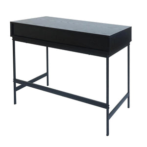 Konsolentisch Telefontisch Industrial Schublade 85x100x40cm Holzoptik schwarz