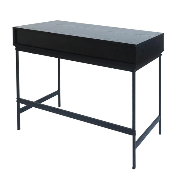 Konsolentisch Telefontisch Industrial Schublade 85x100x40cm Holzoptik schwarz