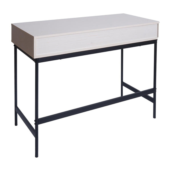 Konsolentisch Telefontisch Industrial Schublade 85x100x40cm Holzoptik weiss