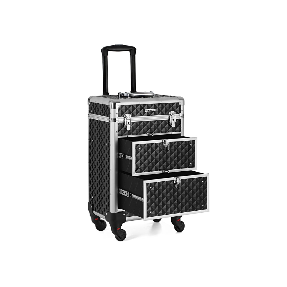 Mobile cosmetic case/makeup case, black