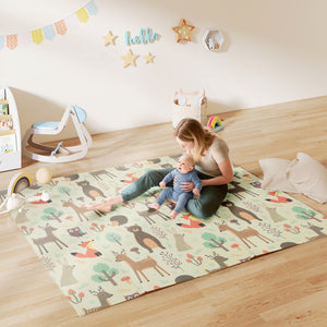 Baby Krabbelmatte Spielmatte faltbar doppelseitig gross