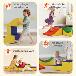Kletter- und Krabbelset für Kleinkinder aus Schaumstoff