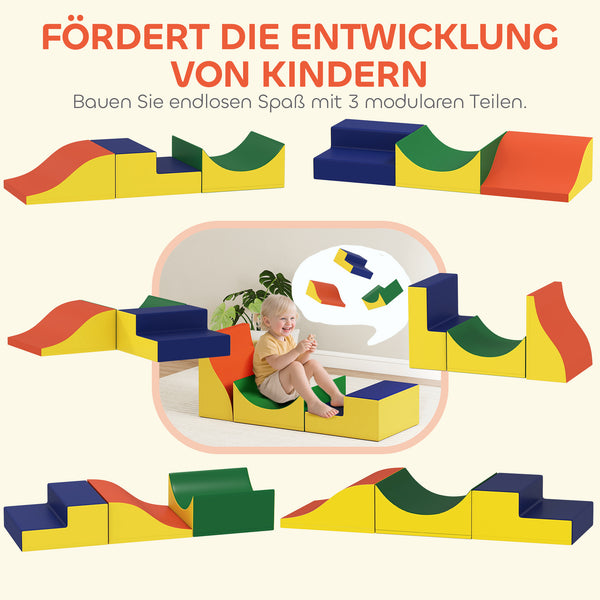 Kletter- und Krabbelset für Kleinkinder aus Schaumstoff