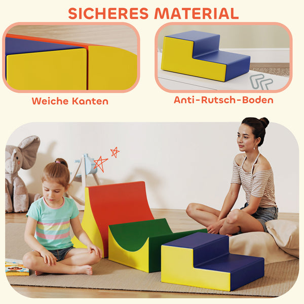Kletter- und Krabbelset für Kleinkinder aus Schaumstoff