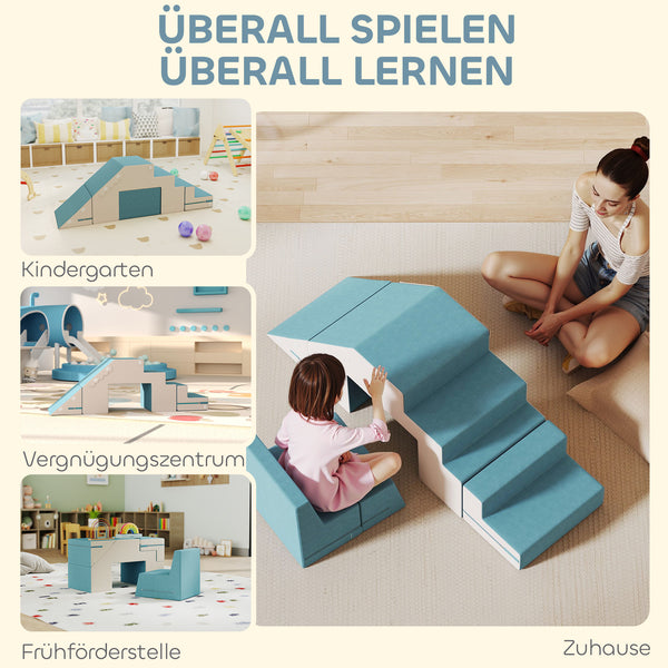 Kletter- und Krabbelset für Kleinkinder aus Schaumstoff