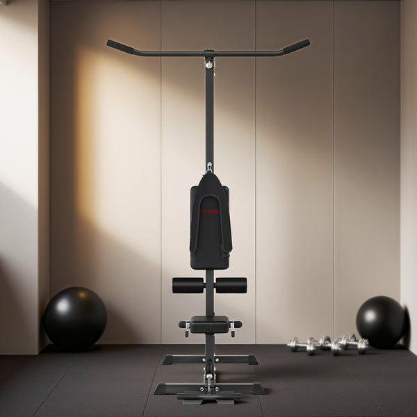 Kraftstation Fitnessgerät mit Ruderzug für Zuhause Heimtraining