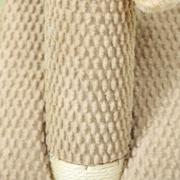 Kratzstamm Sisal mit Spielball 54cm Cremeweiss