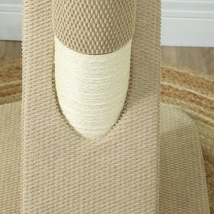 Kratzstamm Sisal mit Spielball Indoor 84cm Cremeweiss