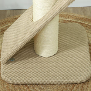 Kratzstamm Sisal mit Spielball Indoor 84cm Cremeweiss
