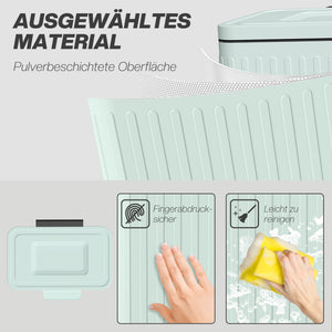 Küchenmülleimer mit 2x20L und Fusspedal für Mülltrennung
