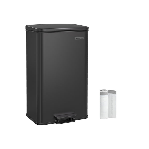 Küchenmülleimer Abfalleimer 40 Liter Schwarz