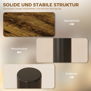 Küchenregal drehbar mit 3 Ebenen für Mikrowelle Metall