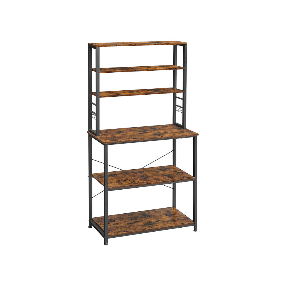 Kitchen shelf, storage shelf with 6 shelves, IndustrialVIBE