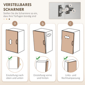 Küchenschrank Buffet mit Schubladen und viel Stauraum weiss