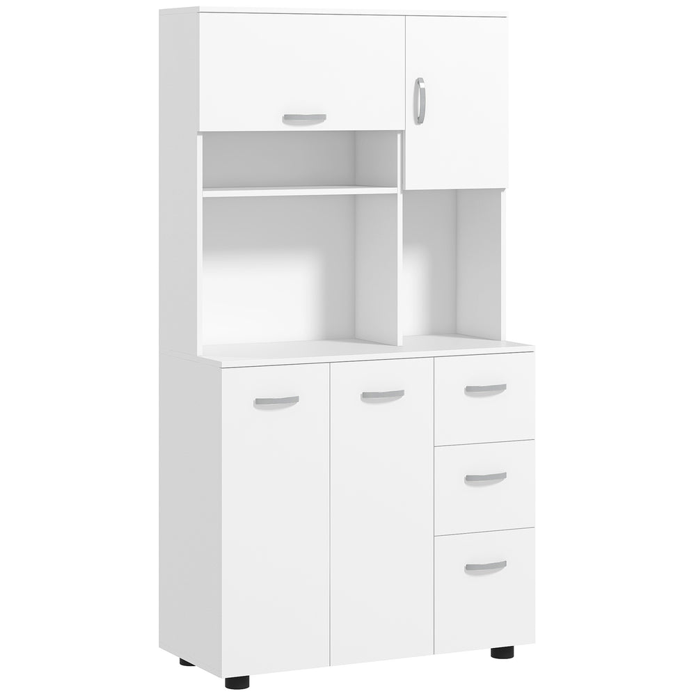 Küchenschrank Buffet mit Schubladen und viel Stauraum weiss