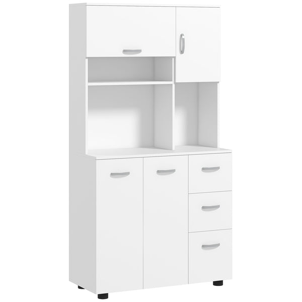 Küchenschrank Buffet mit Schubladen und viel Stauraum weiss