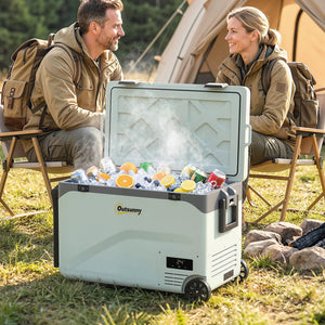 Kühlbox Kompressor elektrisch leise mobil mit Rollen 42,5L bis -20°C