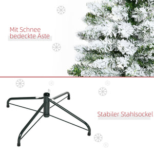 Künstlicher Weihnachtsbaum Christbaum 120cm 200 Spitzen Kunstkiefer Kunstschnee