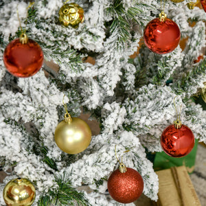 Künstlicher Weihnachtsbaum Christbaum 150cm 358 Spitzen Kiefer Kunstschnee Indoor