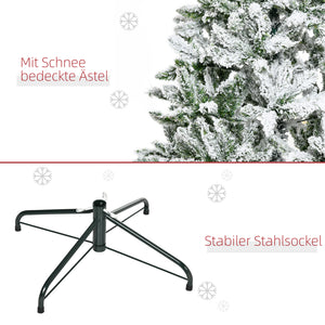 Künstlicher Weihnachtsbaum Christbaum 150cm 358 Spitzen Kiefer Kunstschnee Indoor