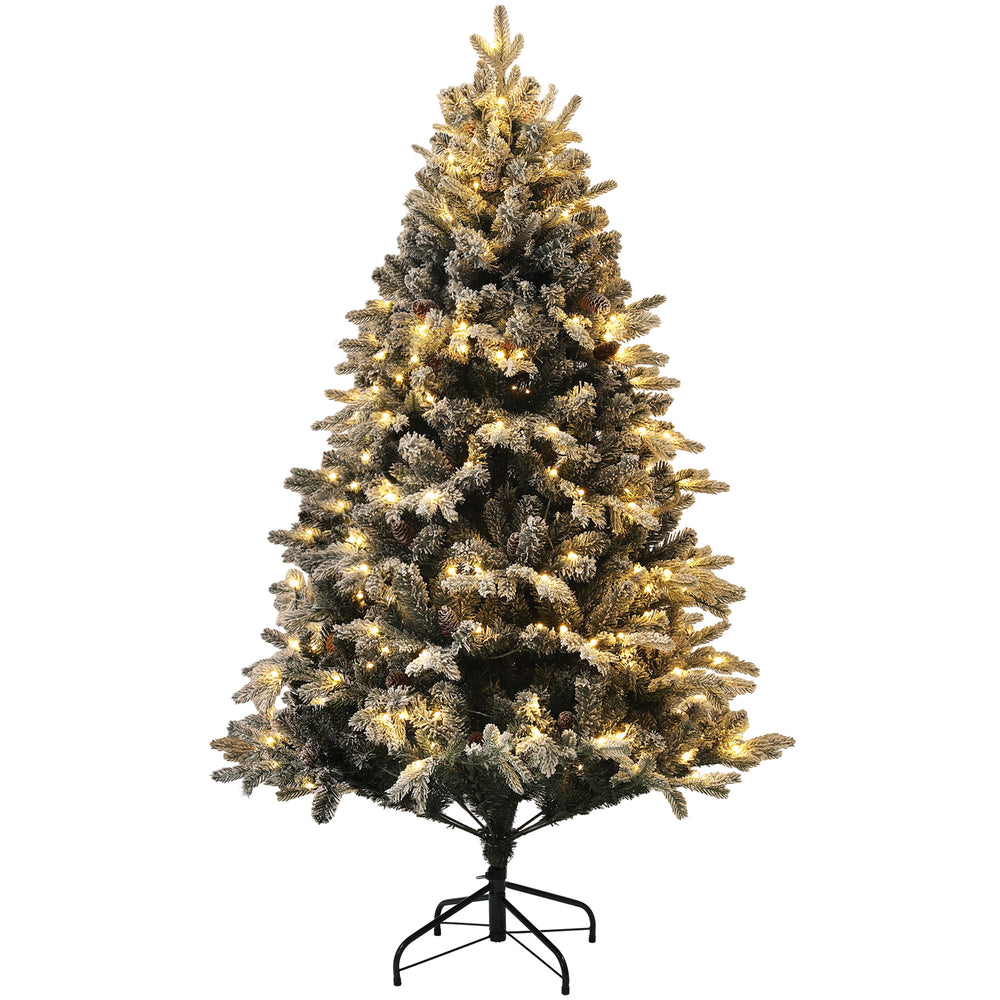 Albero di Natale artificiale, 180 cm, 793 punte con neve artificiale