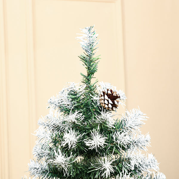 Künstlicher Weihnachtsbaum Christbaum 180cm 800 Spitzen mit Kunstschnee