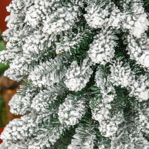 Künstlicher Weihnachtsbaum Christbaum 210cm 490 Spitzen mit Kunstschnee