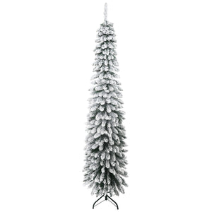 Künstlicher Weihnachtsbaum Christbaum 210cm 490 Spitzen mit Kunstschnee