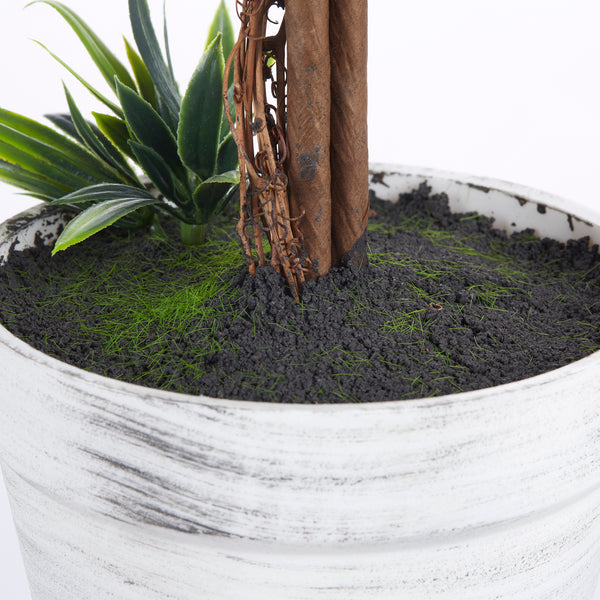 Piante di lavanda artificiali, set da 2, 60 cm, per uso interno ed esterno