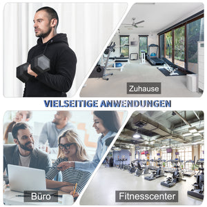 Kurzhantel mit gerändeltem Griff für Fitness Zuhause 15kg Gusseisen