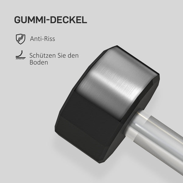 Kurzhantel-Set 20kg für Kraft- und Gewichtstraining rutschfest und ergonomisch