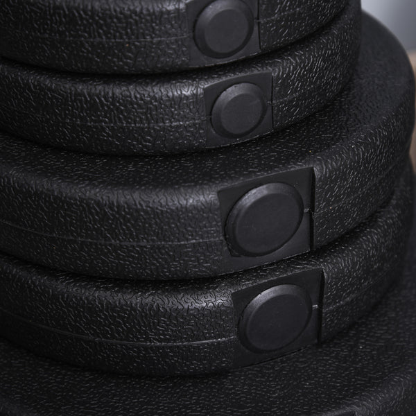 Kurzhantel-Set 40kg für Fitness mit 12 Hantelscheiben rutschfest und ergonomisch