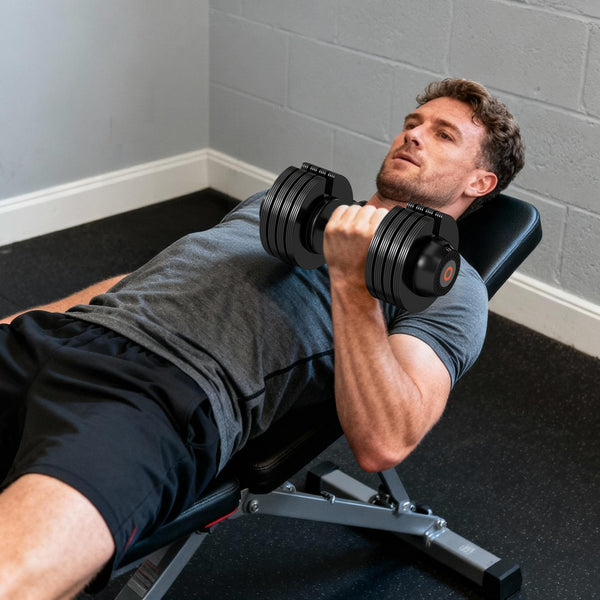 Kurzhantel verstellbar mit Ablage für Fitness Heimtraining