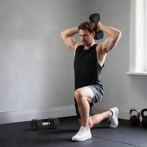 Kurzhanteln Set für Krafttraining Zuhause 2 x 20kg Gusseisen
