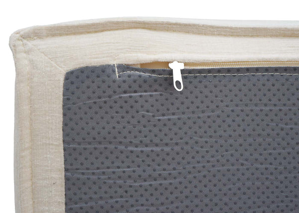 L-Sofa Lounge-Couch mit Ottomane modular rechts links 63x270x190cm creme