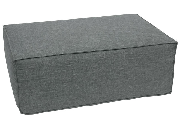 L-Sofa Lounge-Couch mit Ottomane modular rechts links 63x270x190cm dunkelgrau
