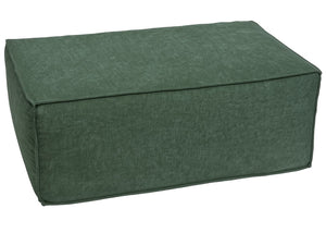 L-Sofa Lounge-Couch mit Ottomane modular rechts links 63x270x190cm grün