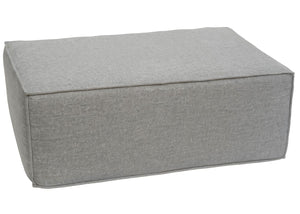 L-Sofa Lounge-Couch mit Ottomane modular rechts links 63x270x190cm hellgrau