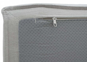 L-Sofa Lounge-Couch mit Ottomane modular rechts links 63x270x190cm hellgrau