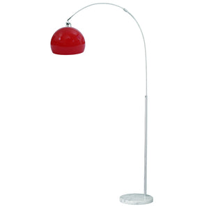 Lampenschirm Ersatzschirm für Bogen- und Pendelleuchte Ø40cm Kunststoff rot
