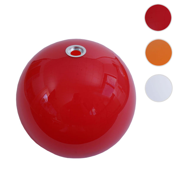 Lampenschirm Ersatzschirm für Bogen- und Pendelleuchte Ø40cm Kunststoff rot