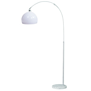 Lampenschirm Ersatzschirm für Bogen- und Pendelleuchte Ø40cm Kunststoff weiss