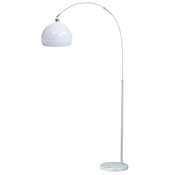 Lampenschirm Ersatzschirm für Bogen- und Pendelleuchte Ø40cm Kunststoff weiss