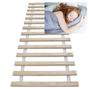 Lattenrost DreamBase 90x200cm  Massivholz, 14 Latten, Rollrost