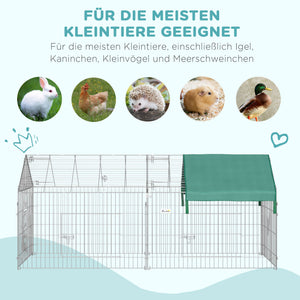 Laufgitter Aussengehege für Kleintiere 220x103x103cm