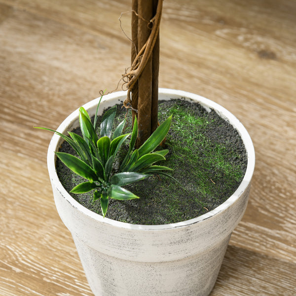 Lavendel künstlich im Topf 2er Set 60cm weiss